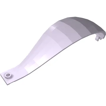 Panel 4 x 4 x 13 Curved Tapered with Clip at Each End