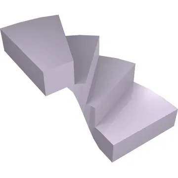 Stairs, Left 6 x 6 x 4