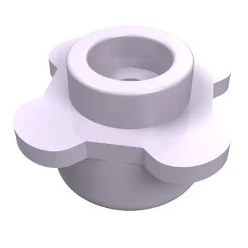 Plant, Flower, Plate Round 1 x 1 with 4 Petals