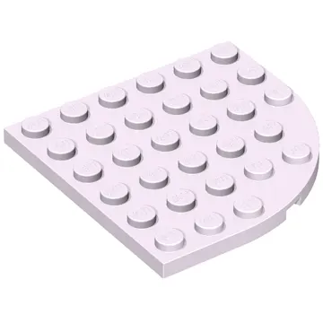 Plate Round Corner 6 x 6