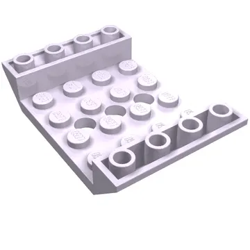 Brick Sloped Inverted 45° 6 x 4 Double with 4 x 4 Recessed and 3 Holes