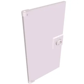Door 1 x 4 x 6 Smooth with Chamfered Handle Plinth