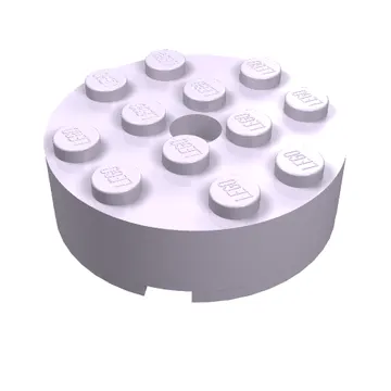 Brick Round 4 x 4 Centre Hole