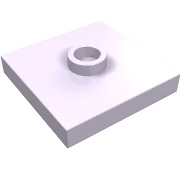 Plate Special 2 x 2 with Groove and Center Stud (Jumper)