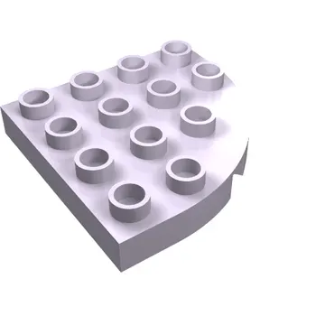 Duplo Plate Round Corner 4 x 4