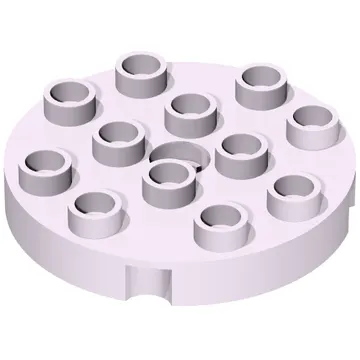 Duplo Plate Round 4 x 4