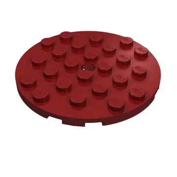 Plate Round 6 x 6 with Hole