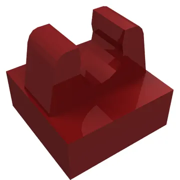 Tile Special 1 x 1 with Clip with Rounded Tips