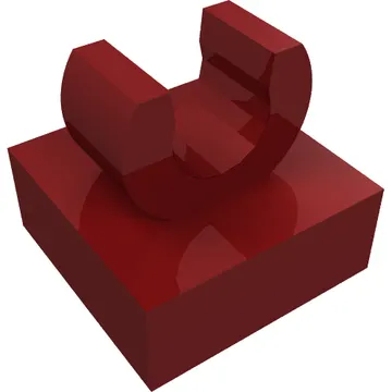 Tile Special 1 x 1 with Clip with Rounded Edges