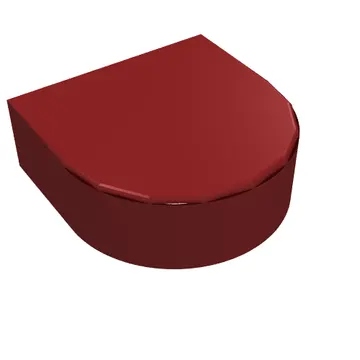 Tile Round 1 x 1 Half Circle