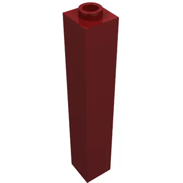 Brick 1 x 1 x 5 with Blocked Open or Hollow Stud