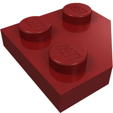 Wedge Plate 2 x 2 Cut Corner