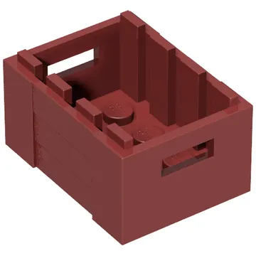 Box / Crate with Handholds 3 x 4 x 1 2/3
