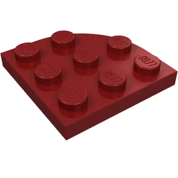 Plate Round Corner 3 x 3