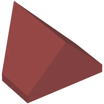 Brick Sloped 45° 2 x 1 Double / Inverted with Bottom Stud Holder