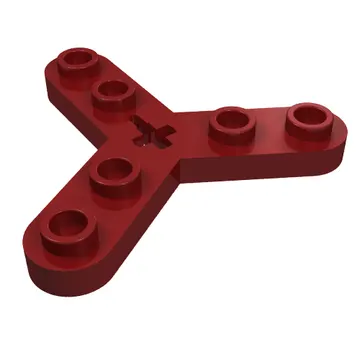 Technic Plate Rotor 3 Blade with Smooth Ends and 6 Studs (Propeller)