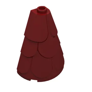 Tower Roof 2 x 4 x 4 Half Cone Shaped with Roof Tiles