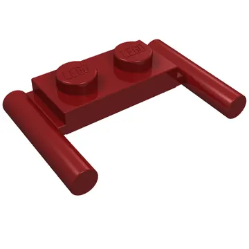 Plate Special 1 x 2 with Handles [Flat Ends / Low Attachment]