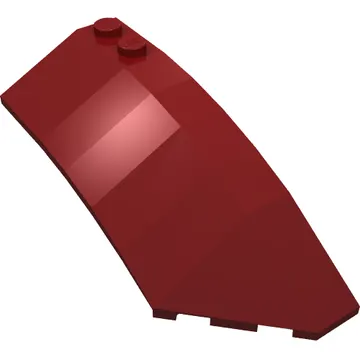 Brick Wedged, Curved 8 x 3 x 2 Open Right