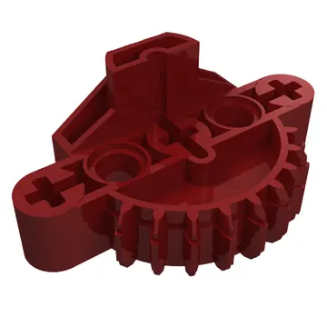 Large Figure Skeletal, Torso, Gear 9 Tooth with 3 Axle Holes and 2 Holes (Matoran)