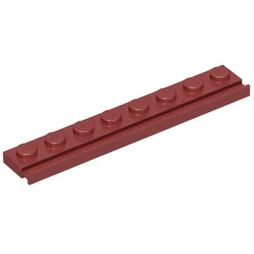 Plate Special 1 x 8 with Door Rail