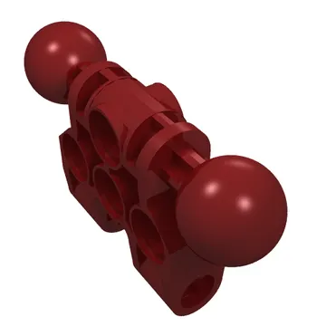 Large Figure Skeletal, Torso, Lower, with 2 Ball Joints, 2 Axle Holes, and 4 Holes (Vahki)