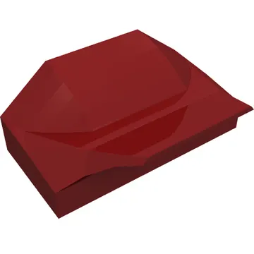 Brick Wedged, Curved 1 x 2 x 2/3 No Studs, Wing End