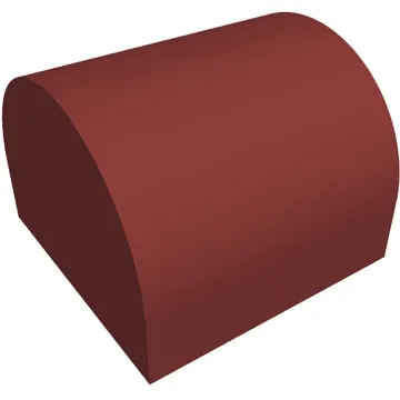 Brick Curved 1 x 1 x 2/3 Double Curved Top, No Studs