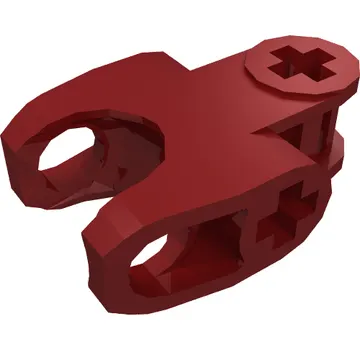 Technic Axle Connector 2 x 3 with Ball Socket, Closed Sides, Squared Ends
