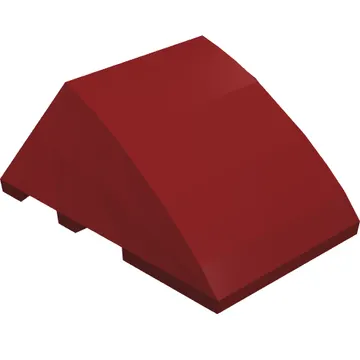 Brick Wedged, Curved 4 x 3 No Studs [Plain]