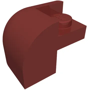Brick Round, Curved 2 x 2 x 1 1/3, Corner