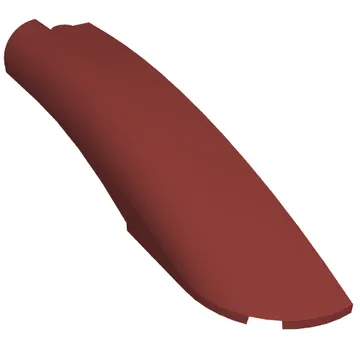 Brick Round, Curved 10 x 2 x 2 with Rounded End Right
