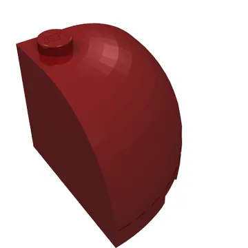 Brick Round Corner 3 x 3 x 2 Dome Top