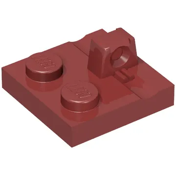 Hinge Plate 2 x 2 Locking with 1 Finger on Top