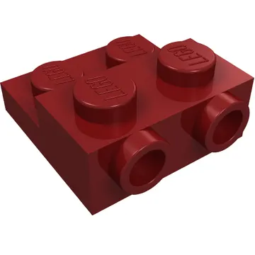 Plate Special 2 x 2 x 2/3 with Two Studs On Side and Two Raised [Solid Anti-stud]