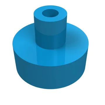 Tile Round 1 x 1 with Hollow Bar