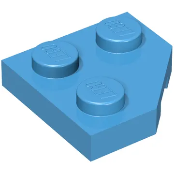 Wedge Plate 2 x 2 Cut Corner