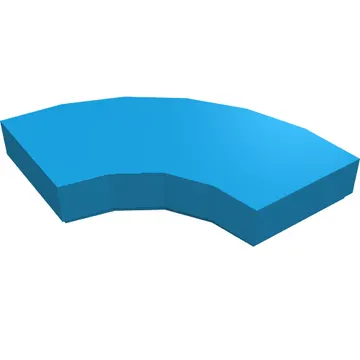 Tile 2 x 2 Curved, Macaroni