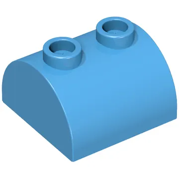Brick Curved 2 x 2, Two Top Studs