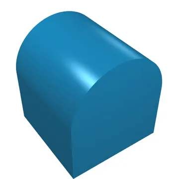Duplo Brick 2 x 2 x 2 Curved Top