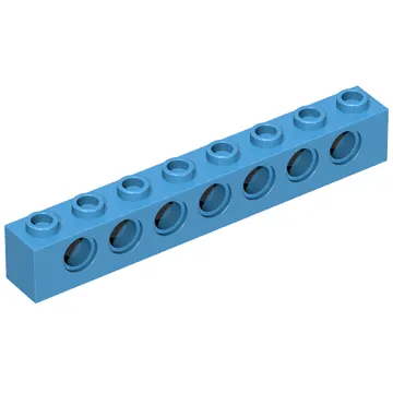 Technic Brick 1 x 8 [7 Pin Holes]