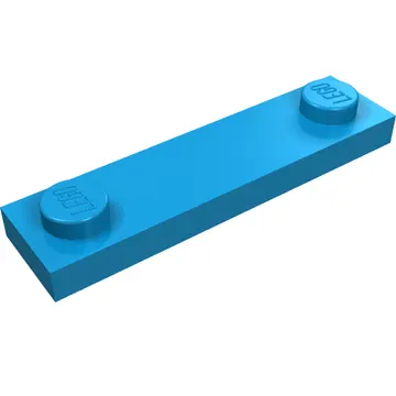 Plate Special 1 x 4 with 2 Studs with Groove [New Underside]
