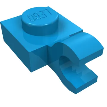 Plate Special 1 x 1 with Clip Horizontal [Thick Open O Clip]