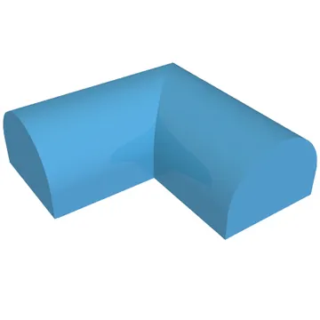 Brick Curved 2 x 2 x 2/3 Double, Corner, No Studs