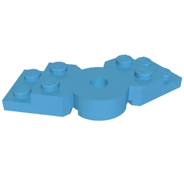 Plate Angled 2 x 2 with Step and Hole in Center