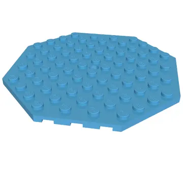 Plate Special 10 x 10 Octagonal with Hole