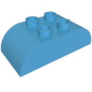 Duplo Brick 2 x 4 Curved Top