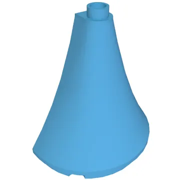 Duplo Building Roof Spire Half 4.5 x 2 x 4