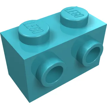 Brick Special 1 x 2 with 2 Studs on 1 Side