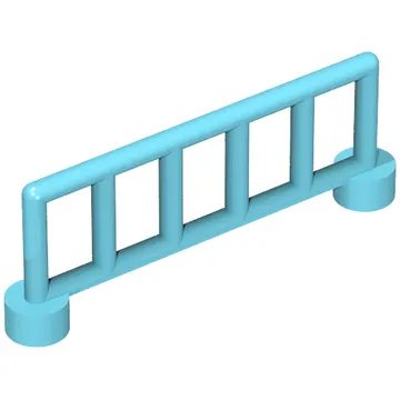 Duplo Fence Railing 1 x 6, with 6 Posts